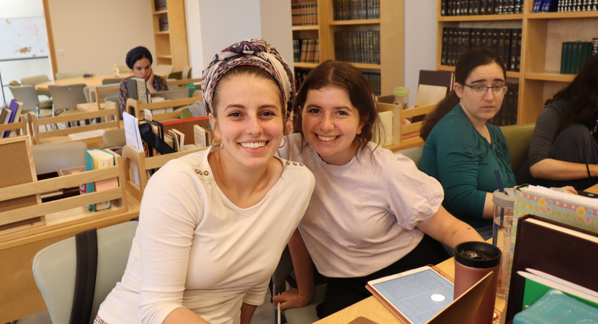 All smiles for Morning Seder